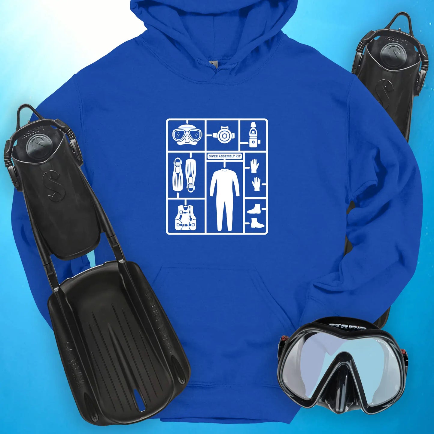 Diver Assembly Kit Hoodie
