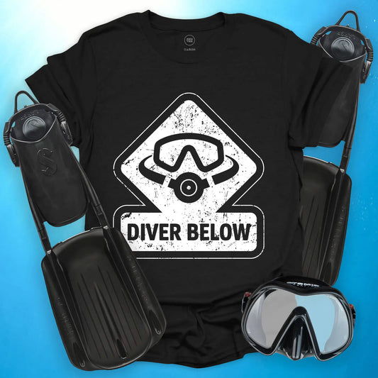 Diver Below Vintage T-Shirt