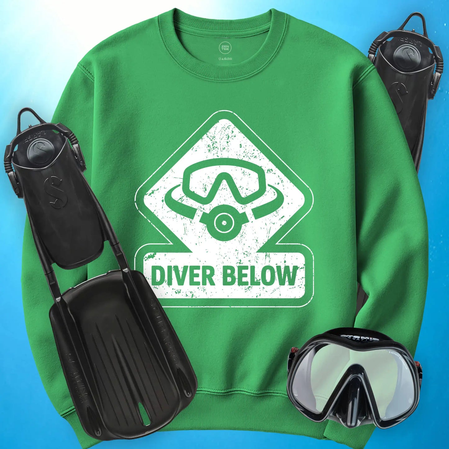Diver Below Vintage Sweatshirt