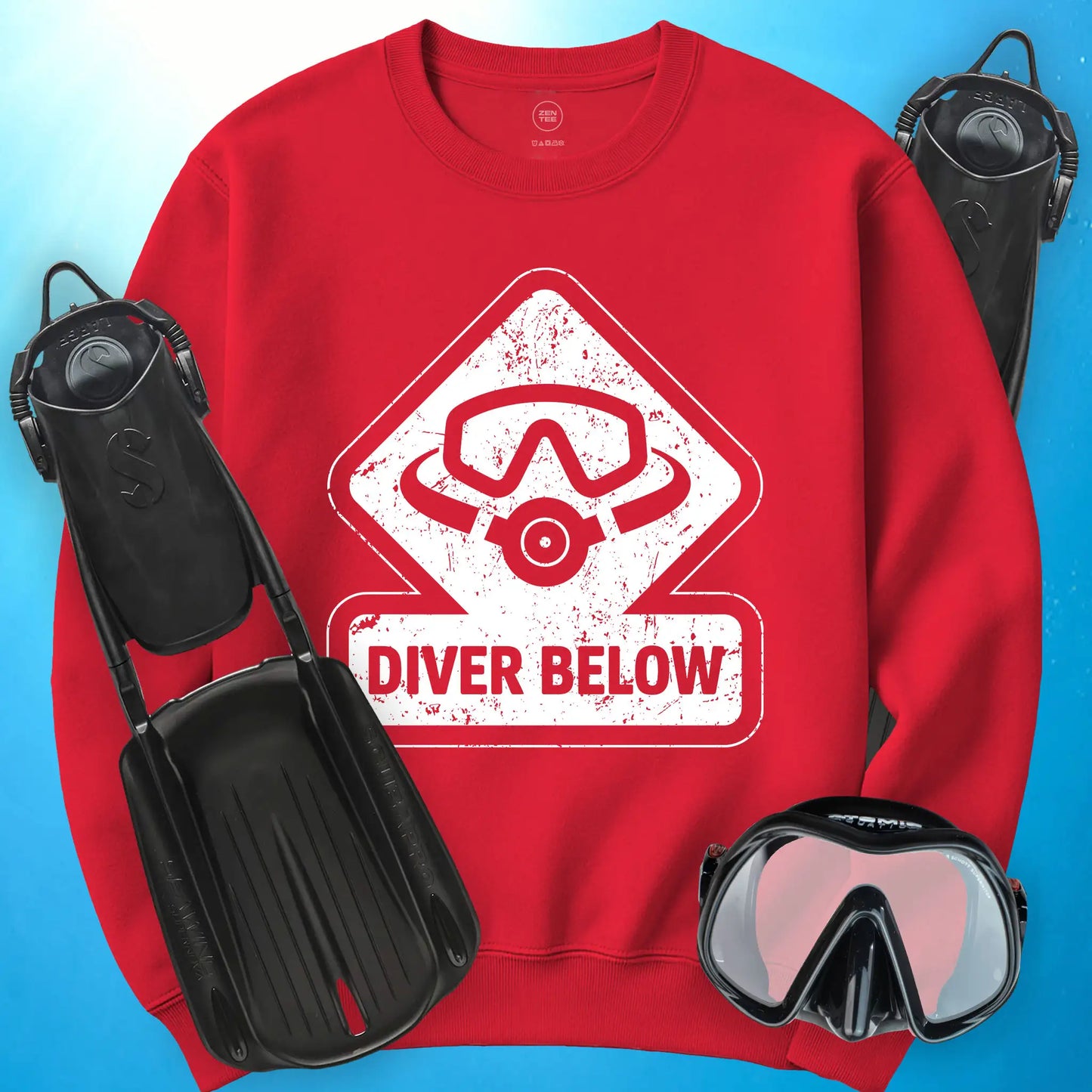 Diver Below Vintage Sweatshirt