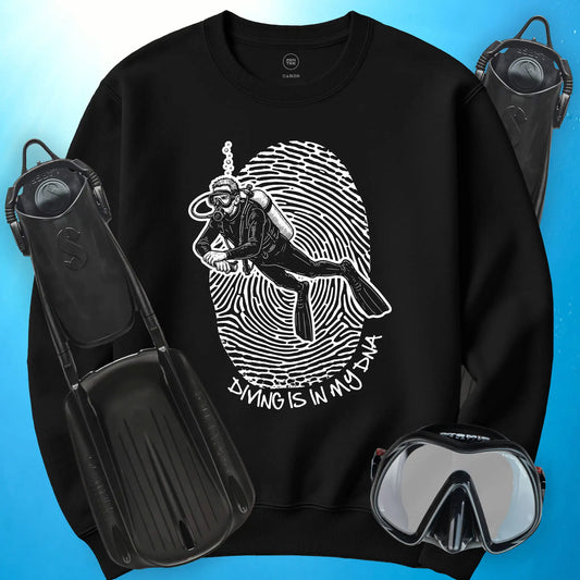 Diving Is In My DNA Sweatshirt
