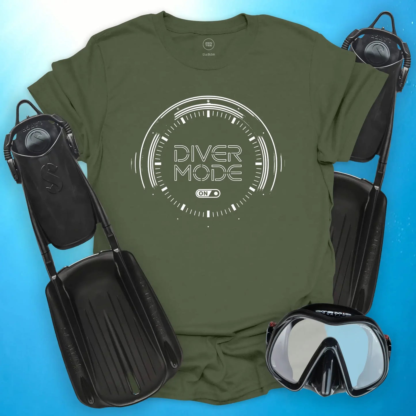 Diver Mode On T-Shirt