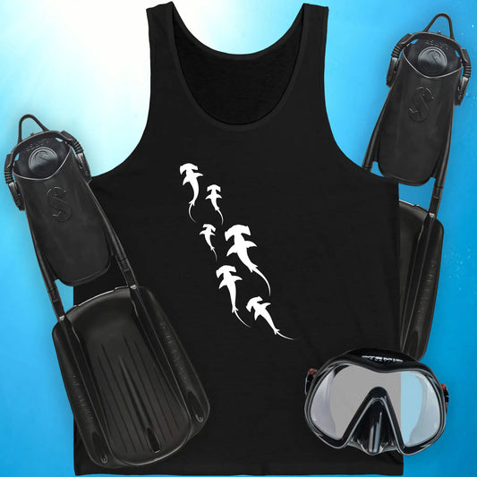 Hammerheads at Dusk Tank Top