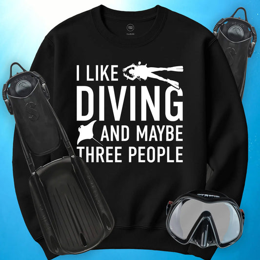 I Like Diving Sweatshirt