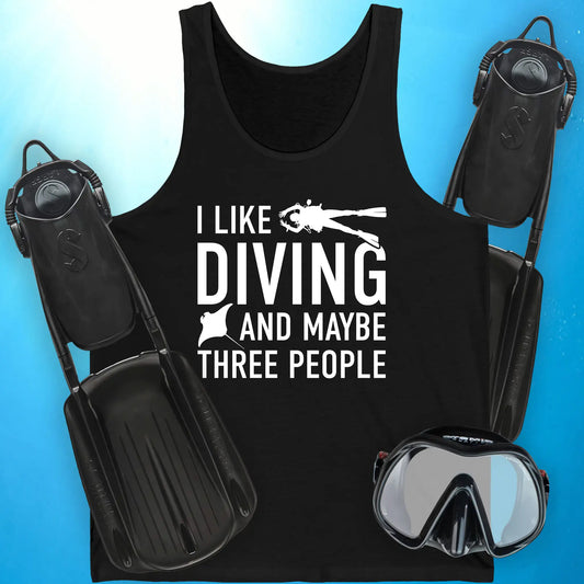 I Like Diving Tank Top
