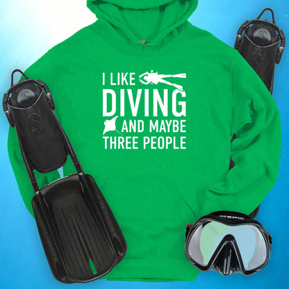 I Like Diving Hoodie