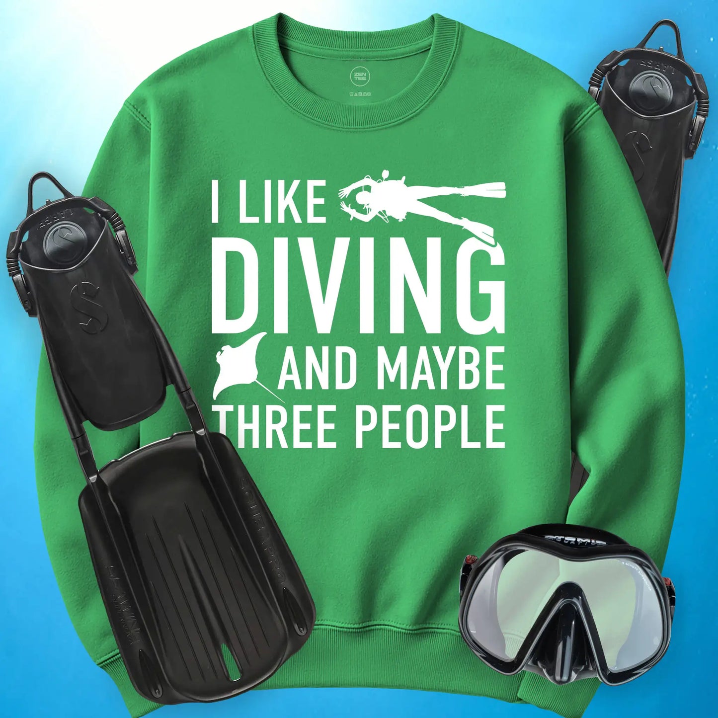 I Like Diving Sweatshirt