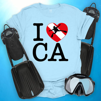 I Love California Diving T-Shirt