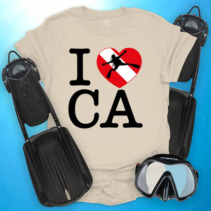 I Love California Diving T-Shirt