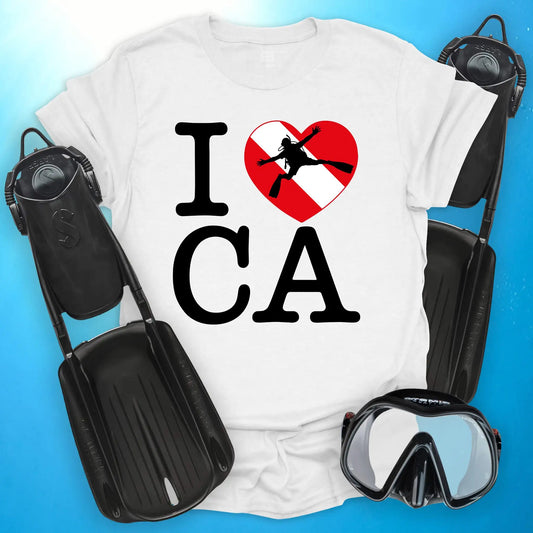 I Love California Diving T-Shirt