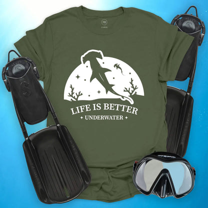 Life Is Better – Hammerhead T-Shirt