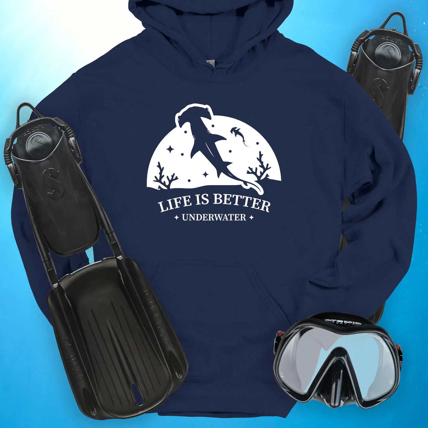 Life is Better - Hammerhead Hoodie