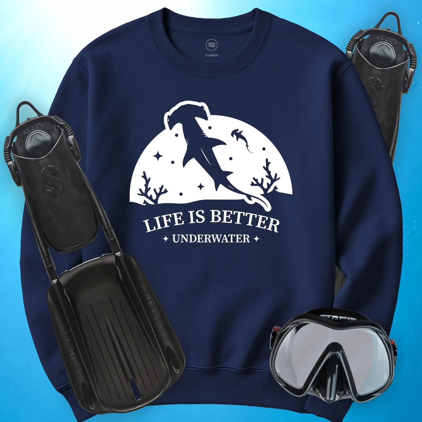 Life is Better - Hammerhead Sweatshirt
