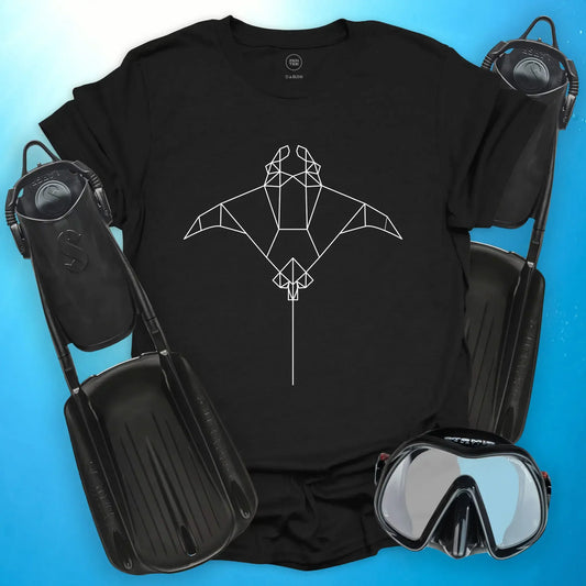 Manta Geometric Outline T-Shirt