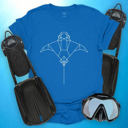 Manta Geometric Outline T-Shirt