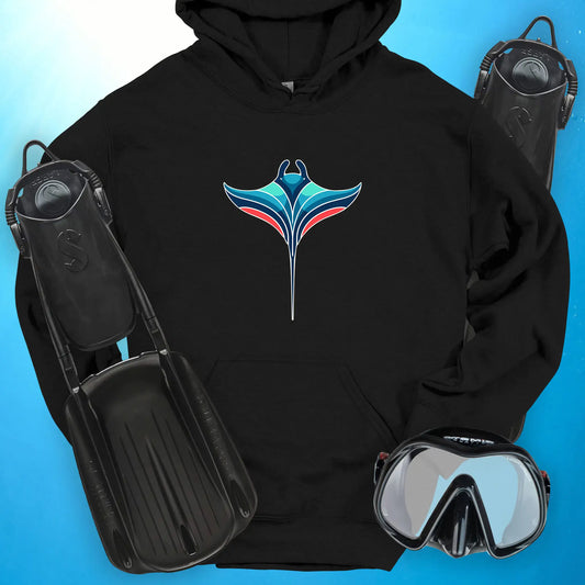 Manta Ray Ocean Spirit Hoodie