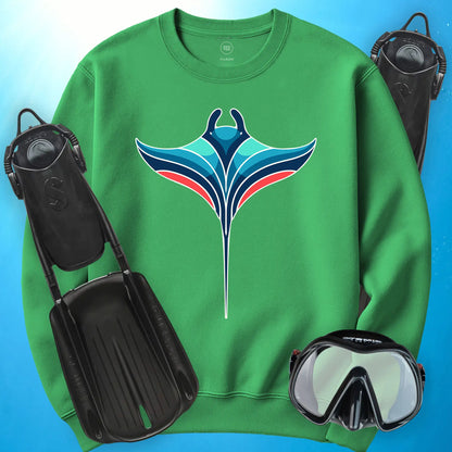 Manta Ray Ocean Spirit Sweatshirt