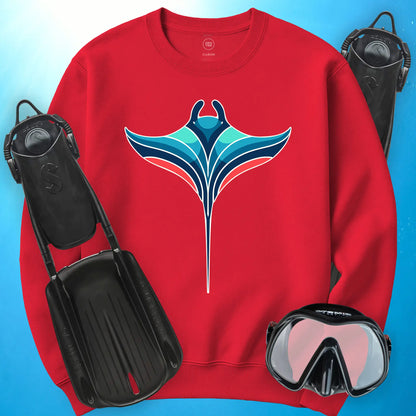 Manta Ray Ocean Spirit Sweatshirt