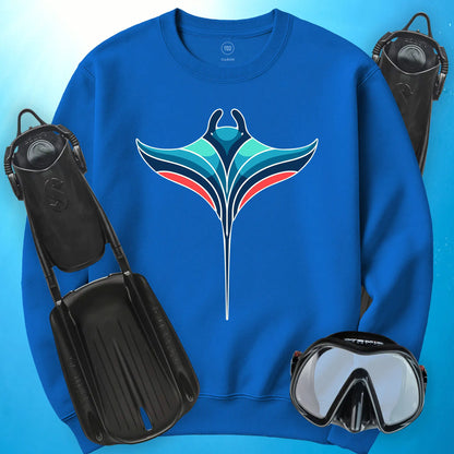 Manta Ray Ocean Spirit Sweatshirt
