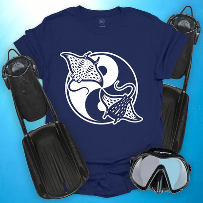 Manta Ray Yin Yang T-Shirt