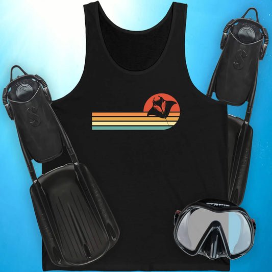 Manta Retro Sunset Tank Top