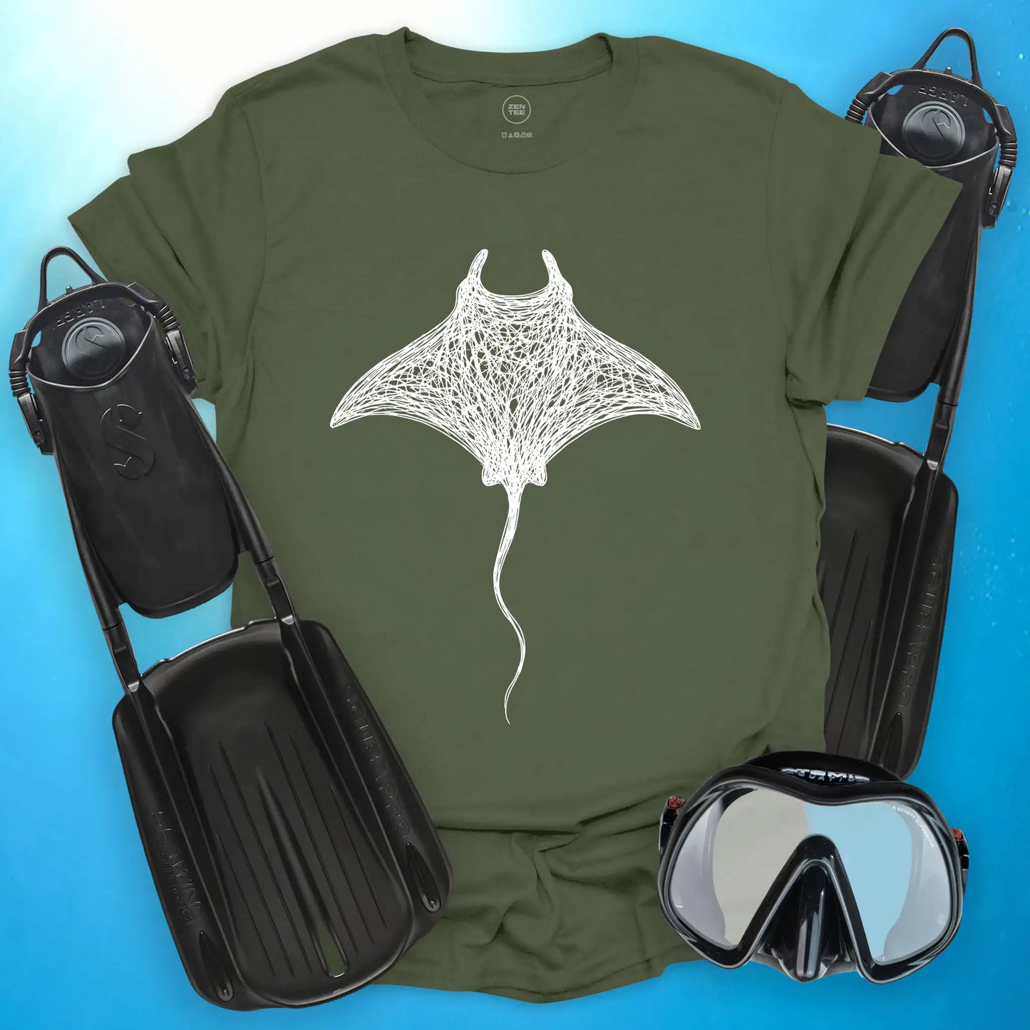 Manta Rise Scribble T-Shirt