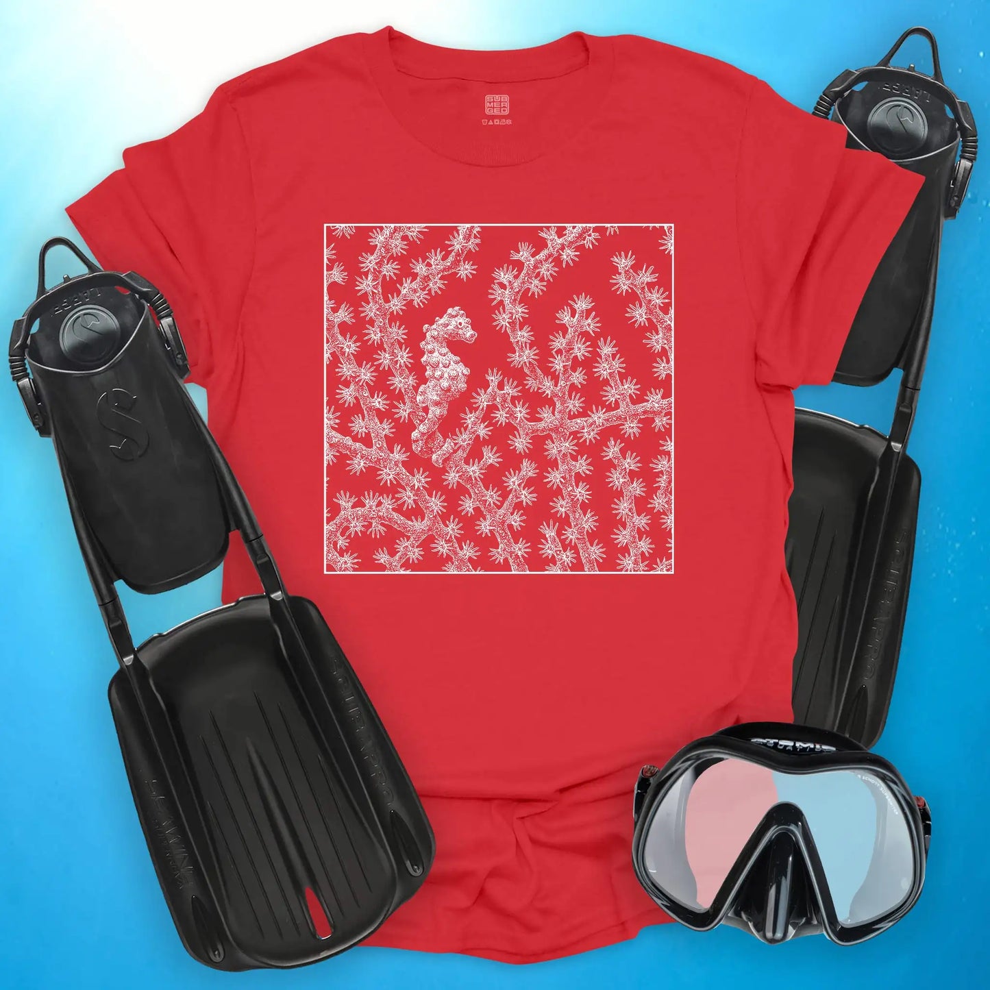 Pygmy Seahorse Square T-Shirt