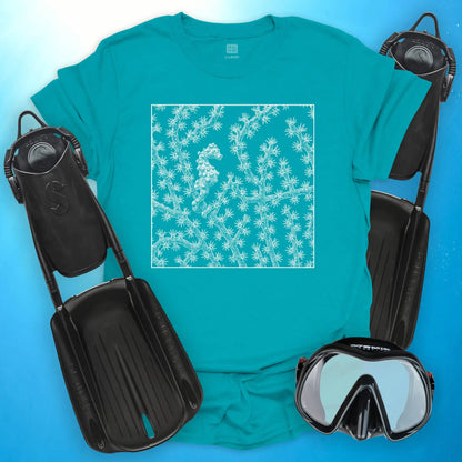 Pygmy Seahorse Square T-Shirt