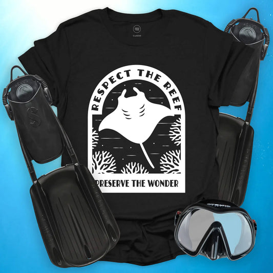 Respect The Reef - Manta Ray T-Shirt