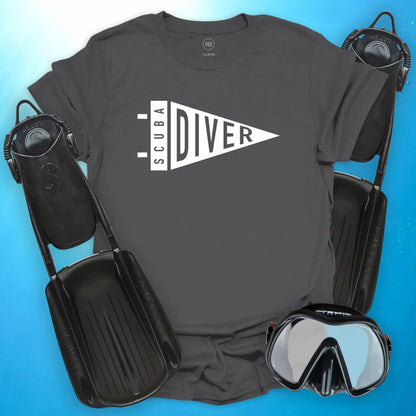 Scuba Diver Pennant T-Shirt
