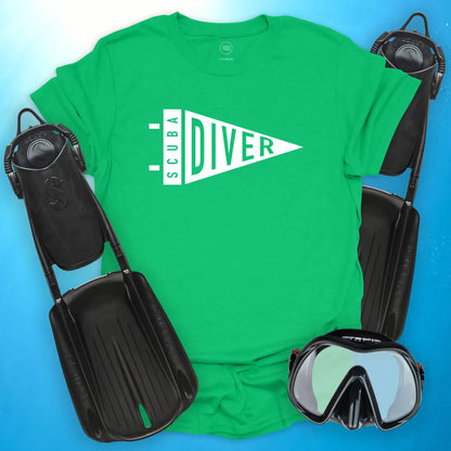 Scuba Diver Pennant T-Shirt
