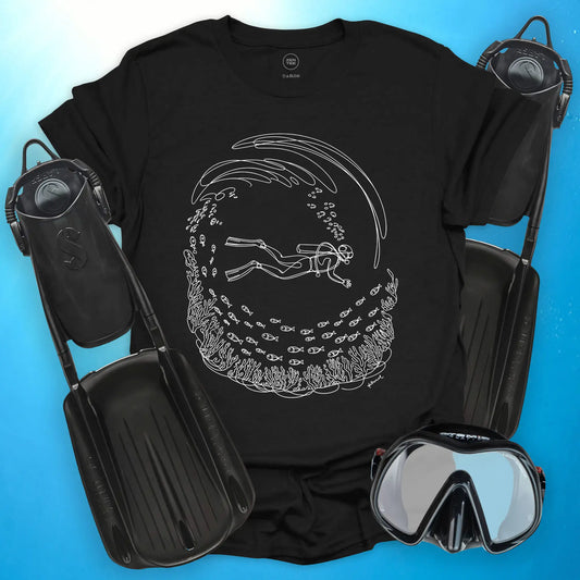 Scuba Scribble T-Shirt