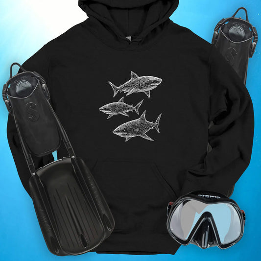 Sketchy Sharks Hoodie