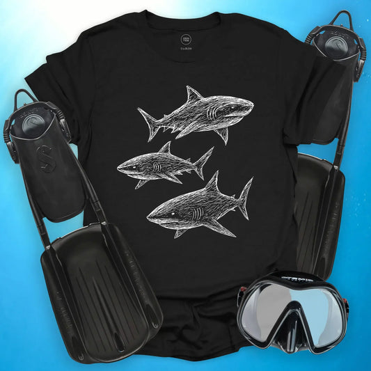 Sketchy Sharks T-Shirt