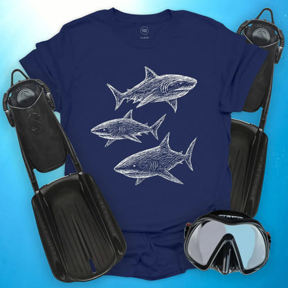Sketchy Sharks T-Shirt