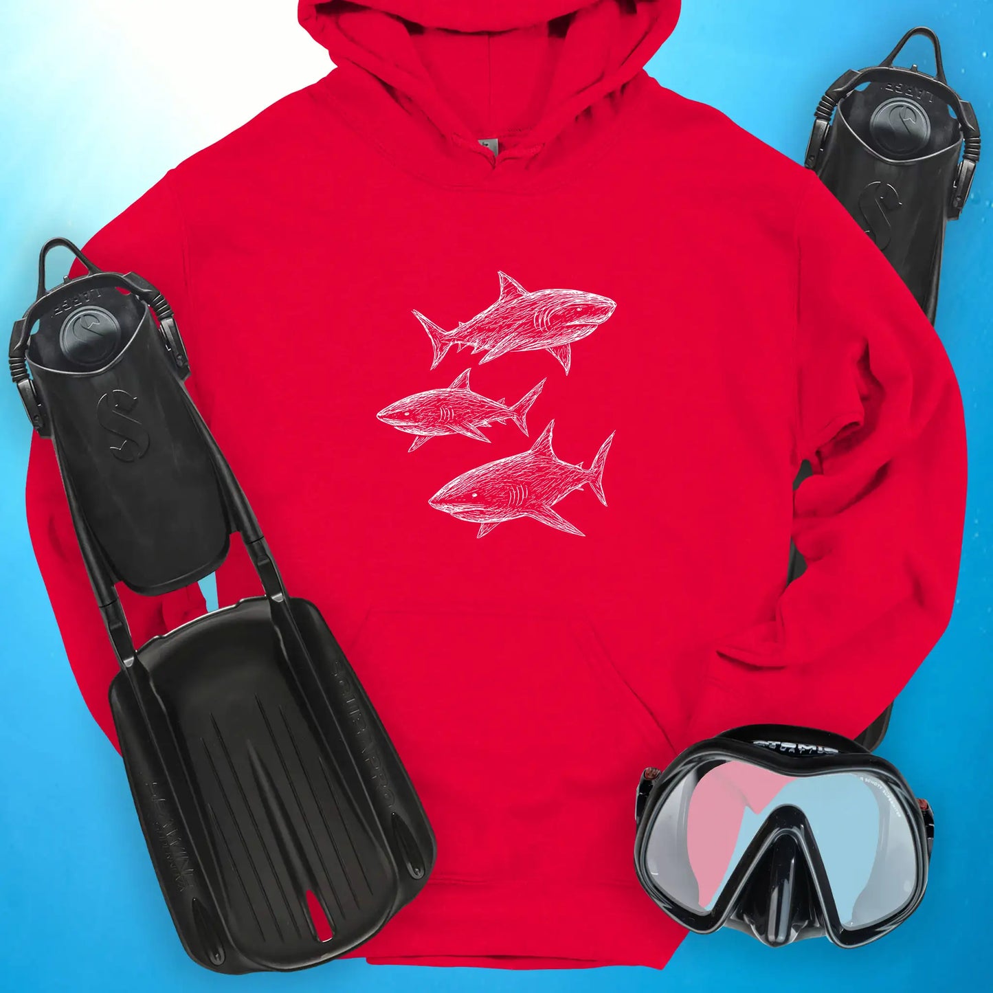 Sketchy Sharks Hoodie