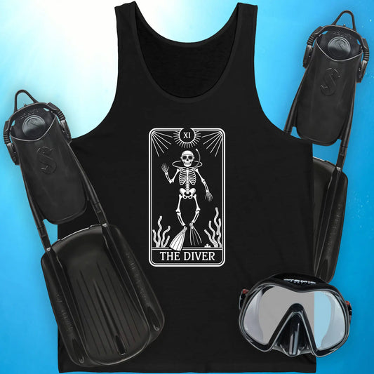 The Diver Tarot Tank Top
