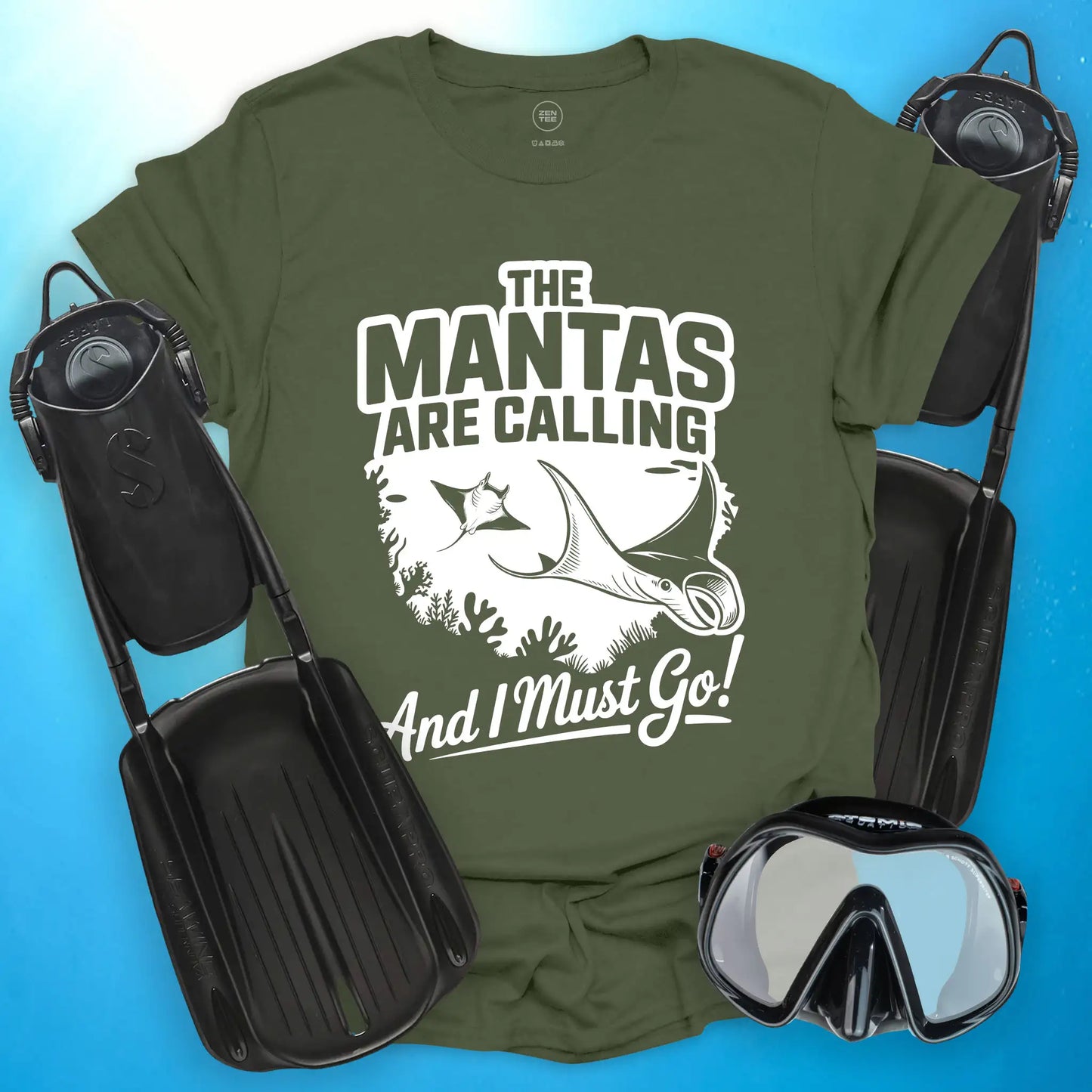 The Mantas Are Calling T-shirt
