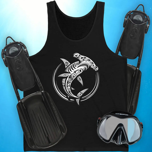 Tribal Hammerhead Tank Top