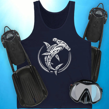 Tribal Hammerhead Tank Top