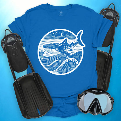 Whale Shark Lunar Voyage T-Shirt
