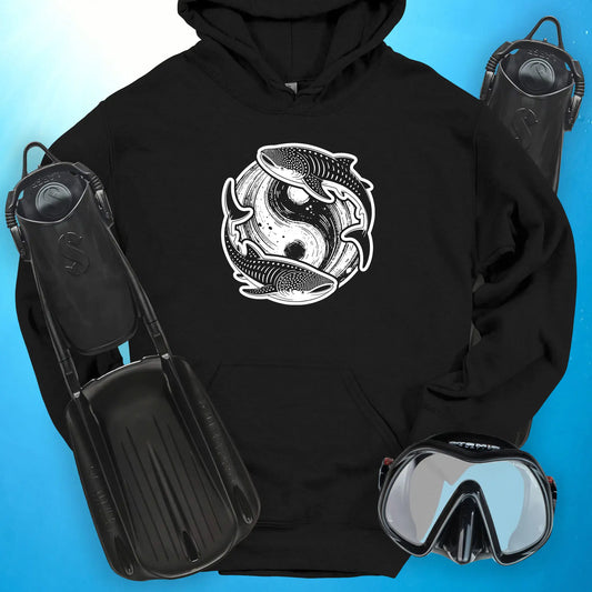 Whale Shark Yin Yang Hoodie