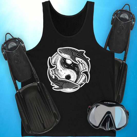Whale Shark Yin Yang Tank Top