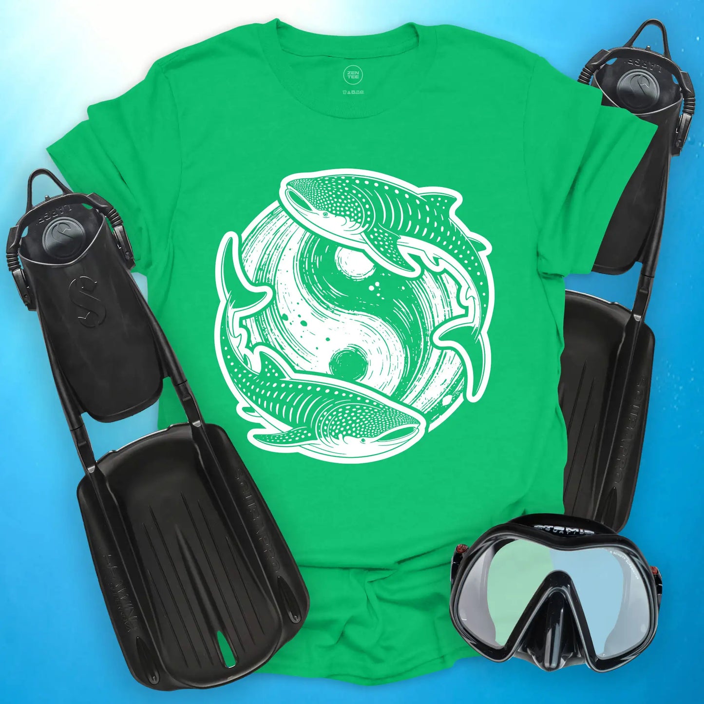 Whale Shark Yin Yang T-Shirt