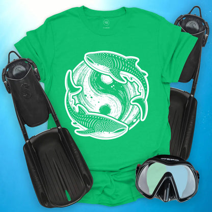 Whale Shark Yin Yang T-Shirt